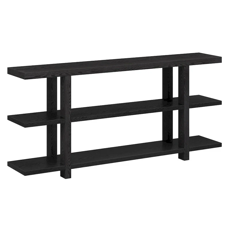 Rectangular Console Table with Storage Shelf