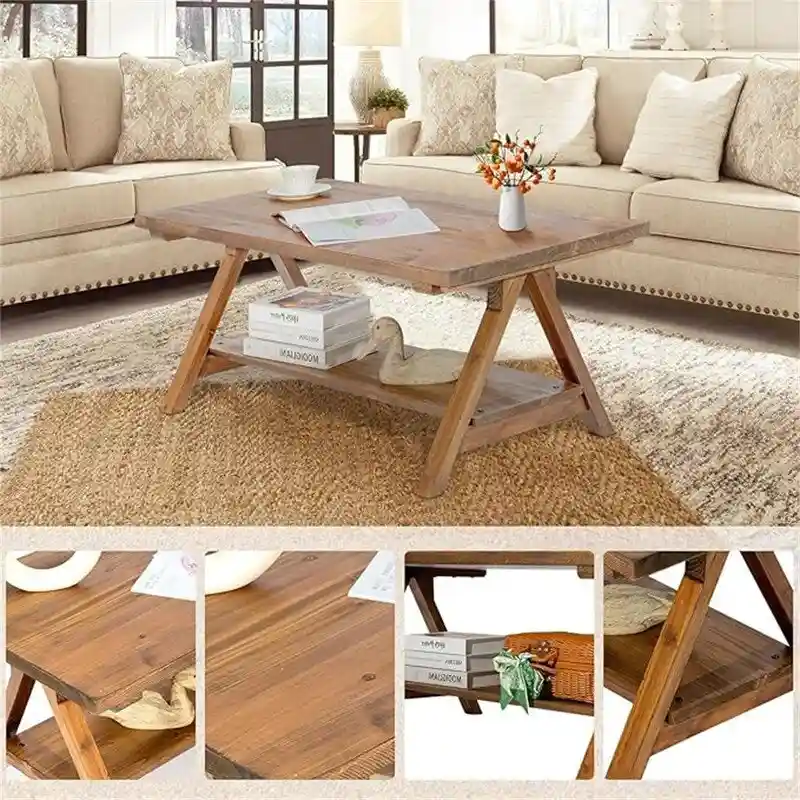 Coffee Table - 21.7 D x 42.5 W x 17.7 H