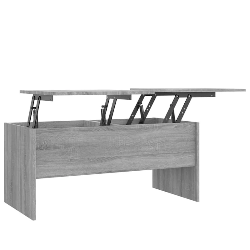 vidaXL Coffee Table Lift Top End Table Accent Side Sofa Table Engineered Wood - 40.2 x 19.9 x 18.3