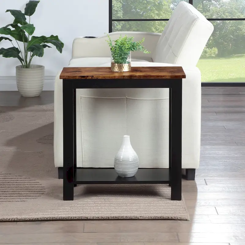 Convenience Concepts Designs2Go Baja Chairside End Table with Shelf