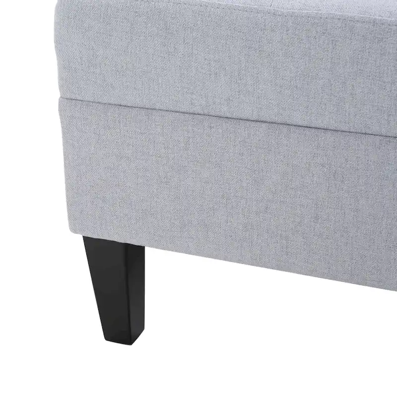 Tufted Fabric Ottoman