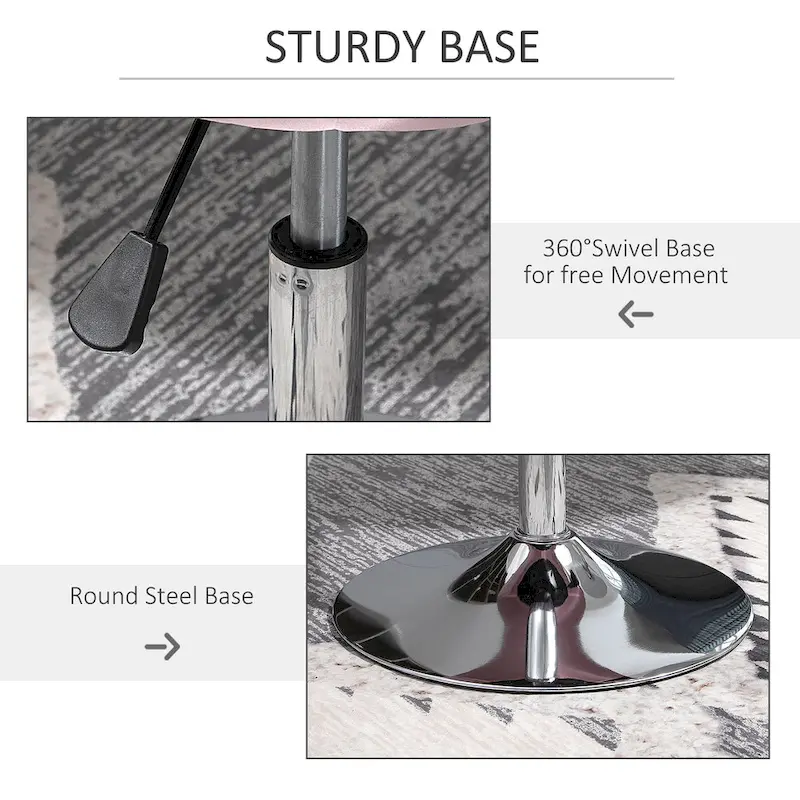 Modern Swivel Accent Chair Adjustable Height