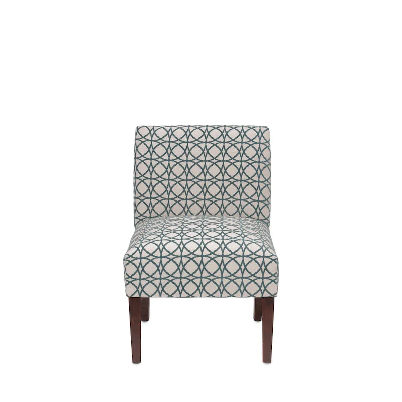 Samantha Transitional Button Tufted Slipper Chair