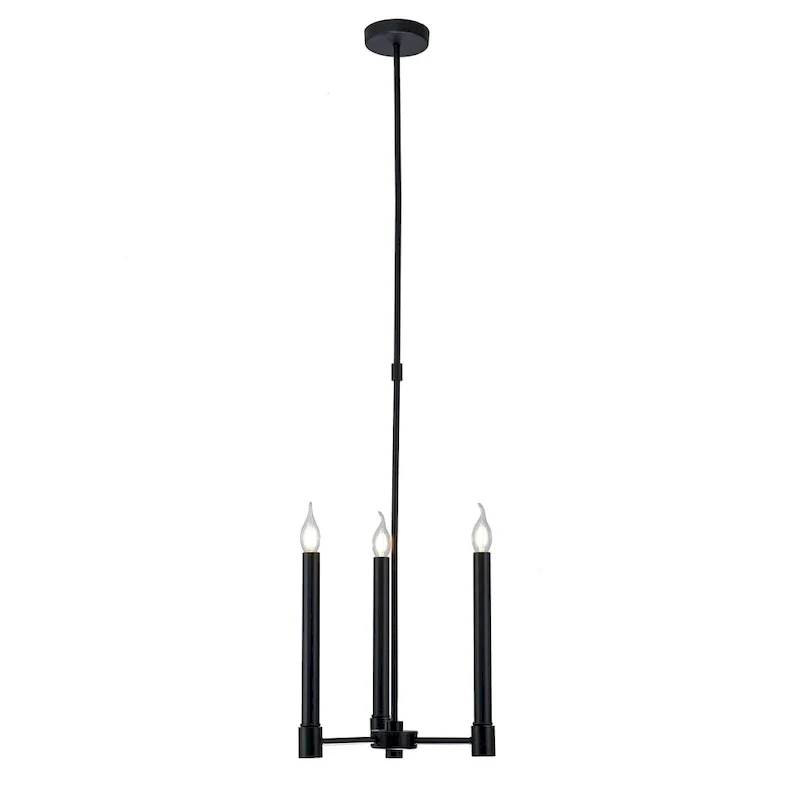 Vidman Pendant Chandelier Ceiling Light with 3-light candle