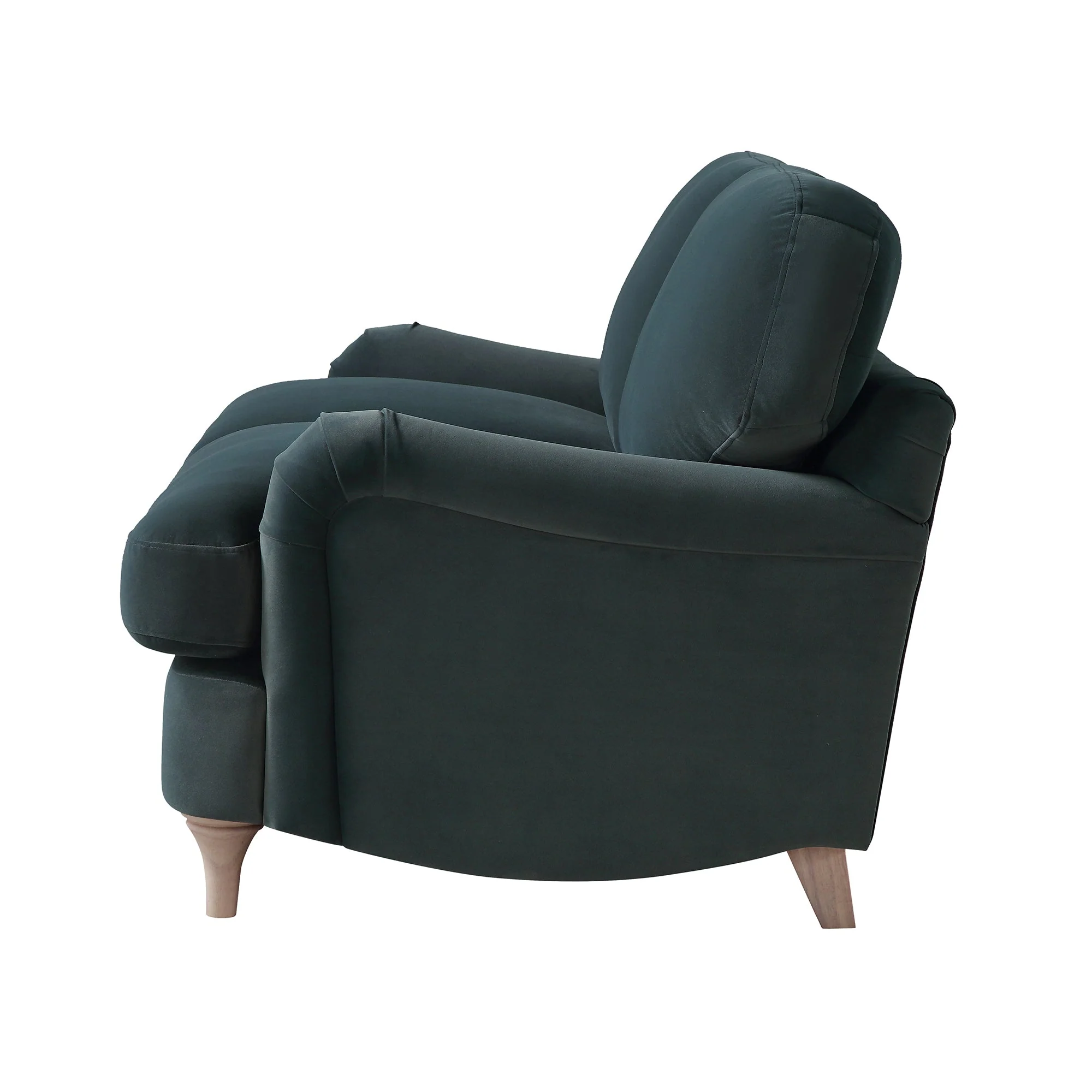 Aegean Blue Velvet Sofa, 2-Seater