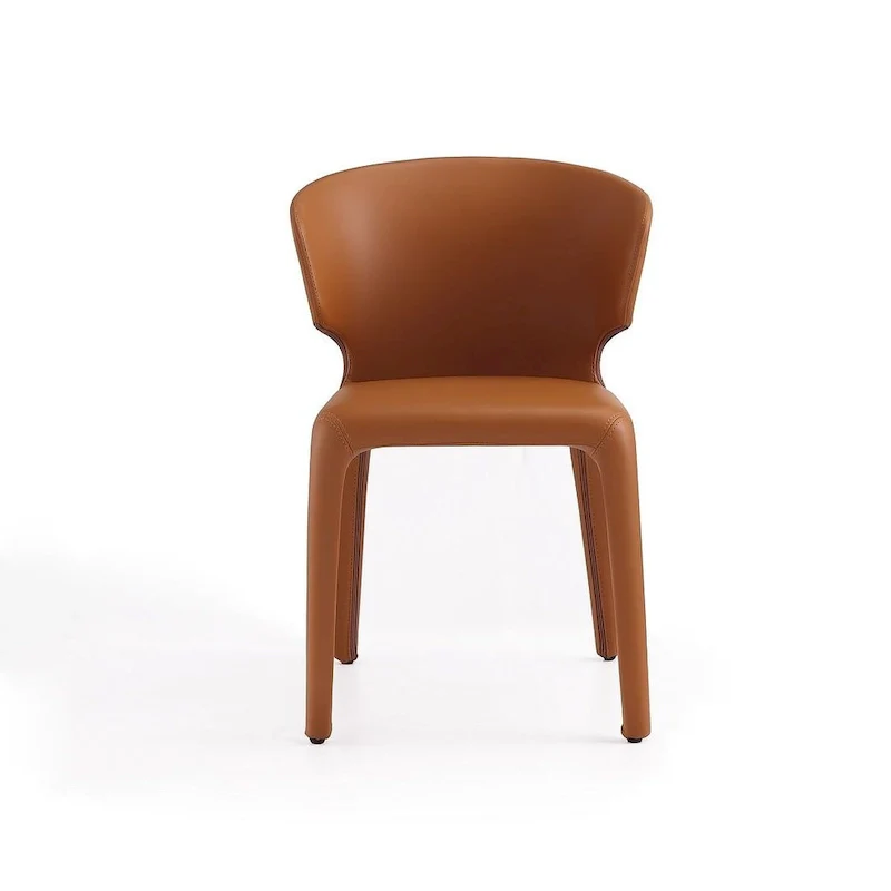 Conrad Cream Faux Leather Dining Chair