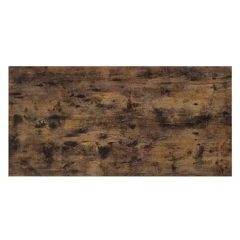 Rustic Oak Storage Coffee Table with Drawers, Rectangle, 1-Person