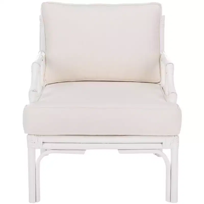 Kazumi Accent Chair W/ Cushion - ACH6508 - White - Safavieh