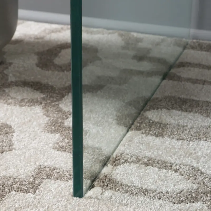 Ramona Tempered Glass Office Desk by Christopher Knight Home