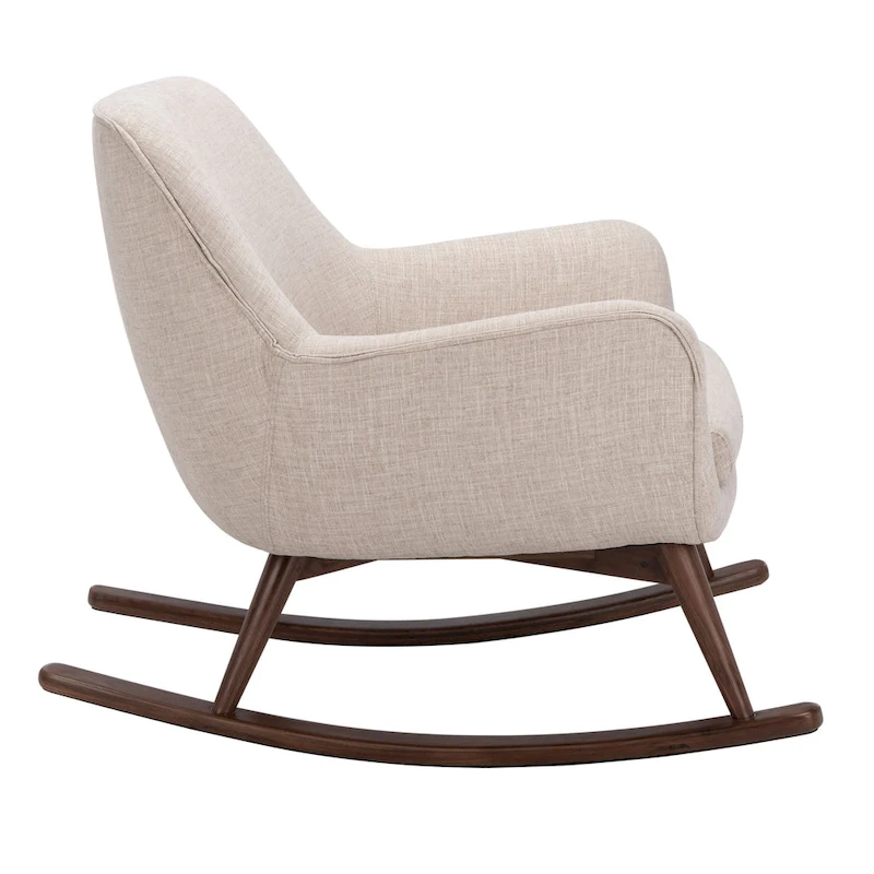 SAFAVIEH Couture Breeda Mid-Century Rocking Chair - 32Wx37Dx32H