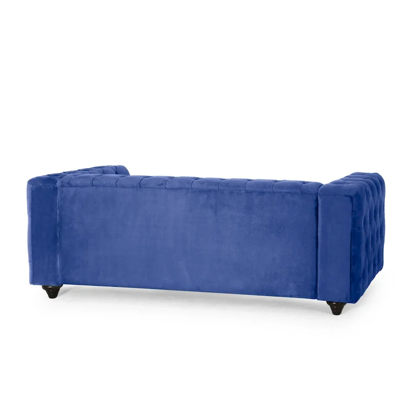 Sagewood Transitional Deeply Tufted Sofa