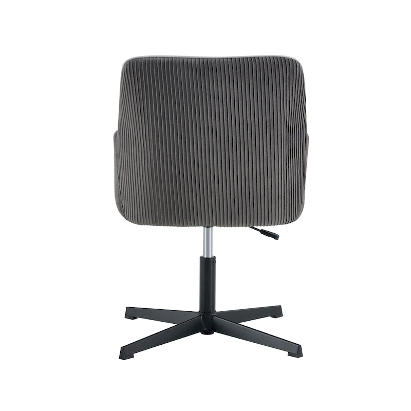 Antique Dark Grey Modern 25.6 Swivel Desk Chair