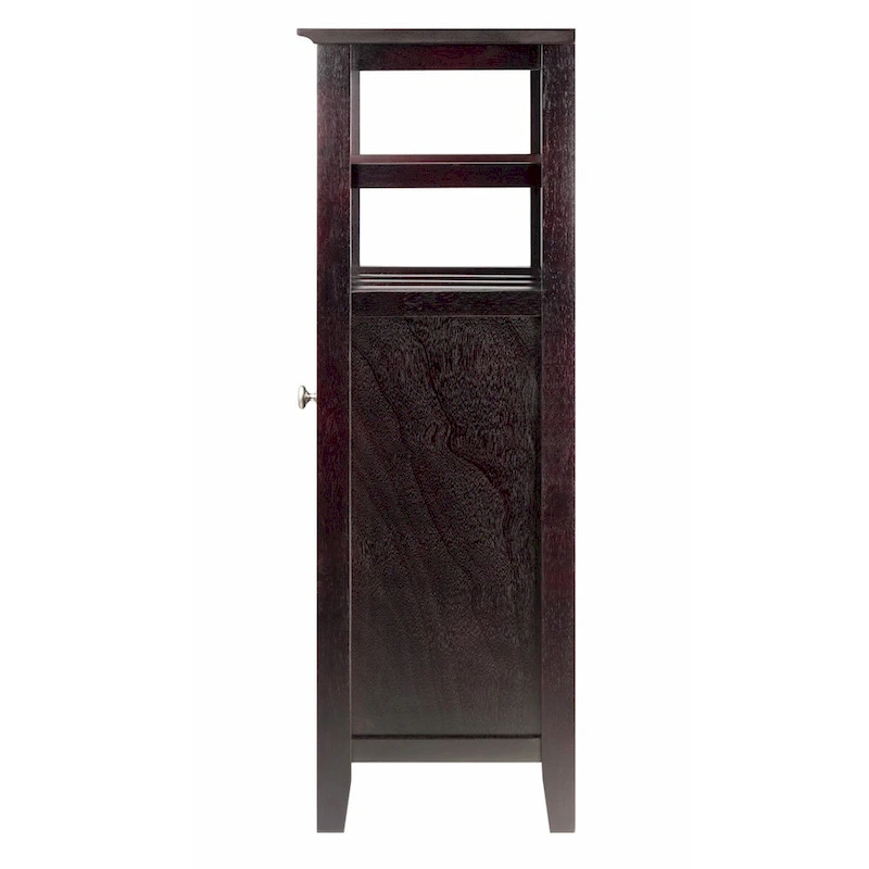 Alta Wine Cabinet, Espresso - 19.13 x 12.72 x 37.48 inches