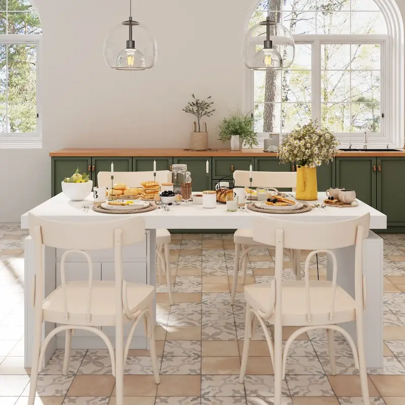 White Height-Adjustable Desk with Side Storage Cabinet – 1 Person