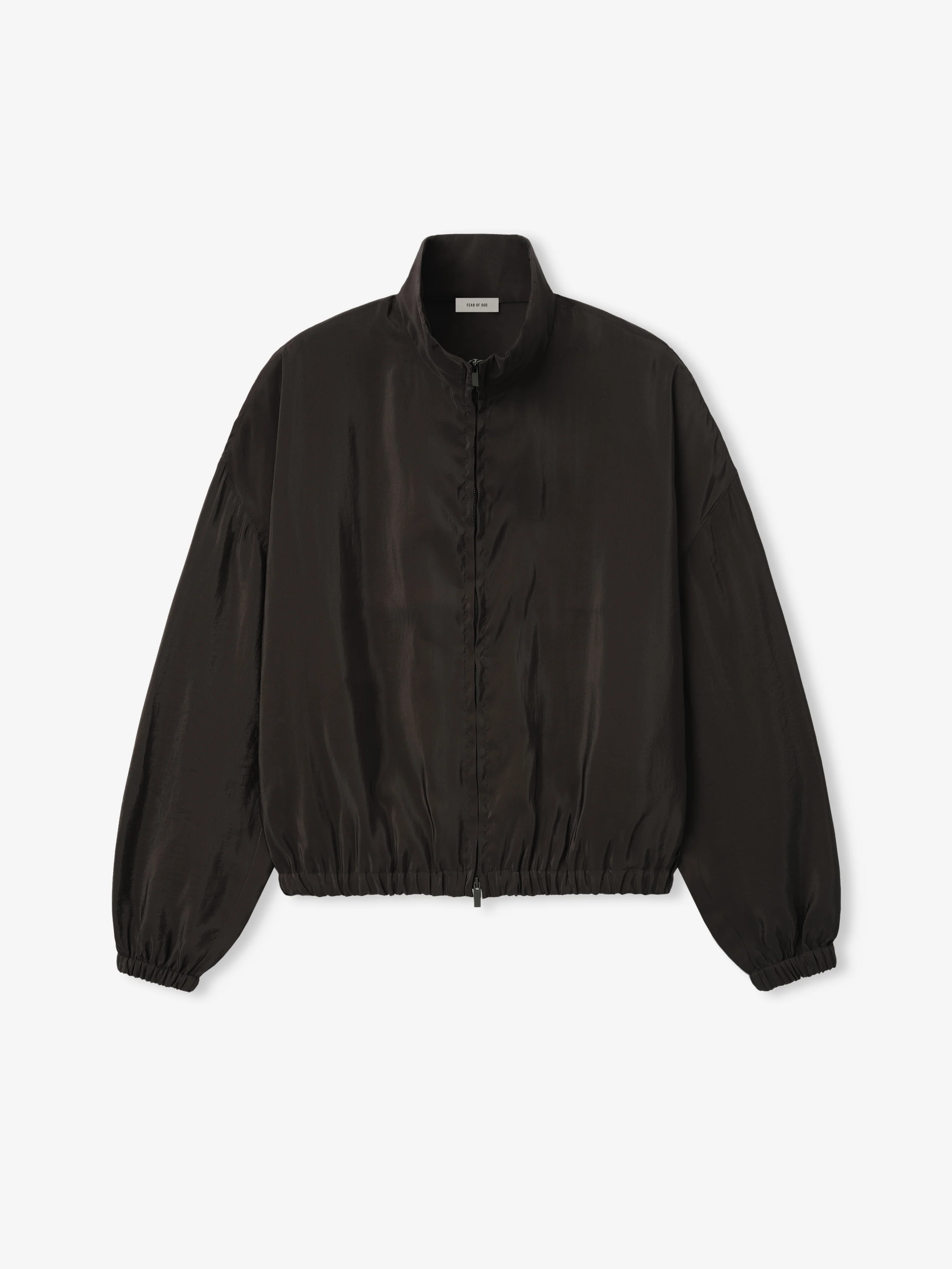 Womens Crinkle Viscose Track Jacket