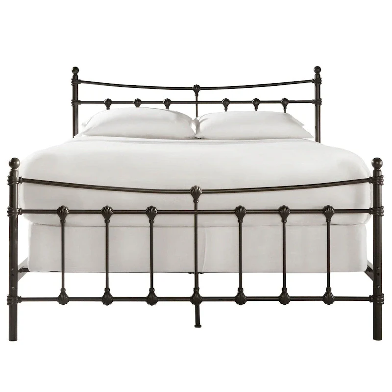 Xander Dark Brown Steel Bed by iNSPIRE Q Classic