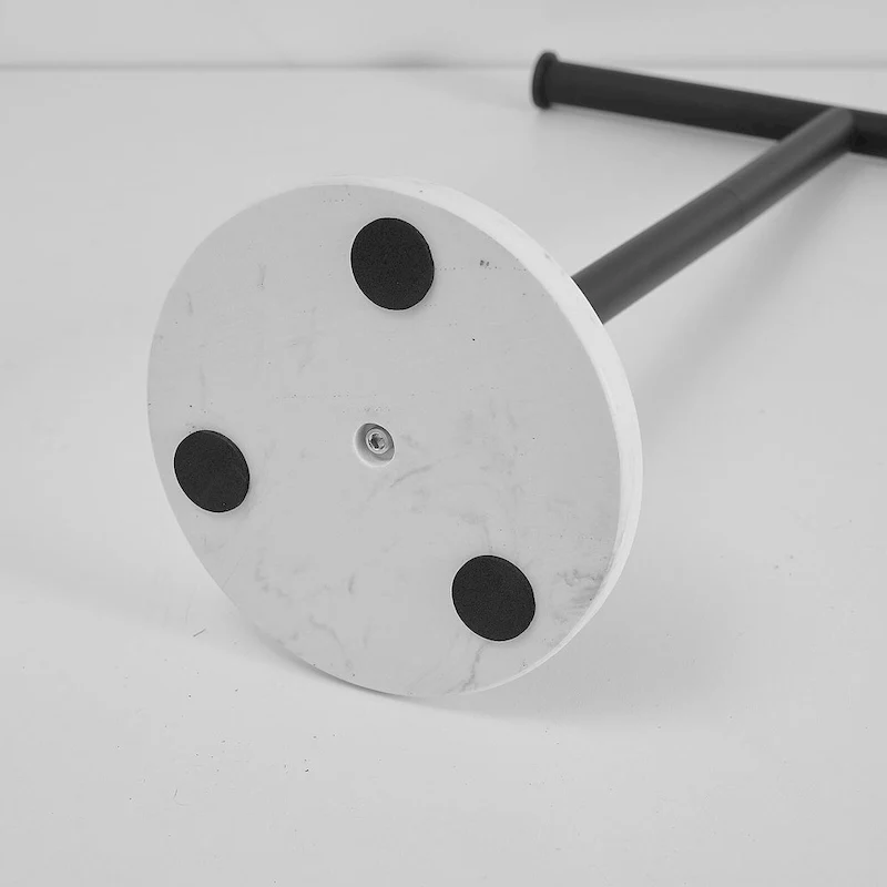 T-Shape Towel Rack With Natural Marble Base