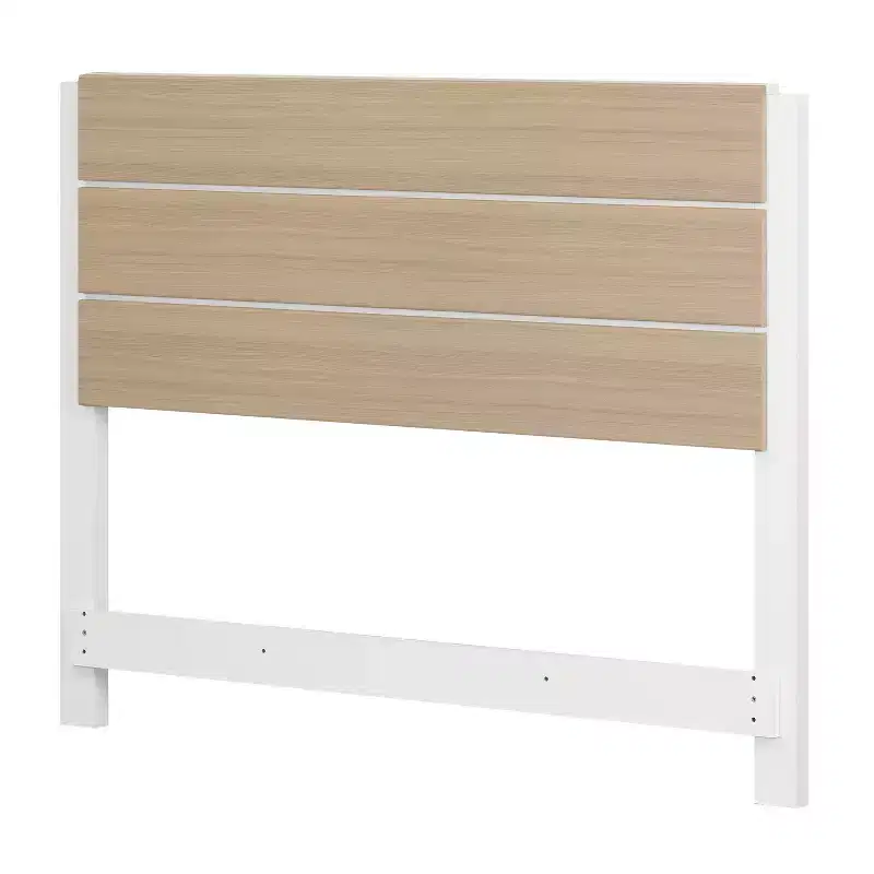 HomeStockMunich Headboard White And Soft Elm Minimalist Style