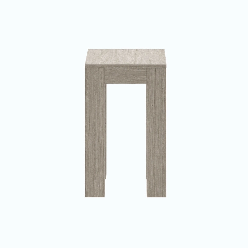 Plank and Beam Modern Rectangular Side Table - 25