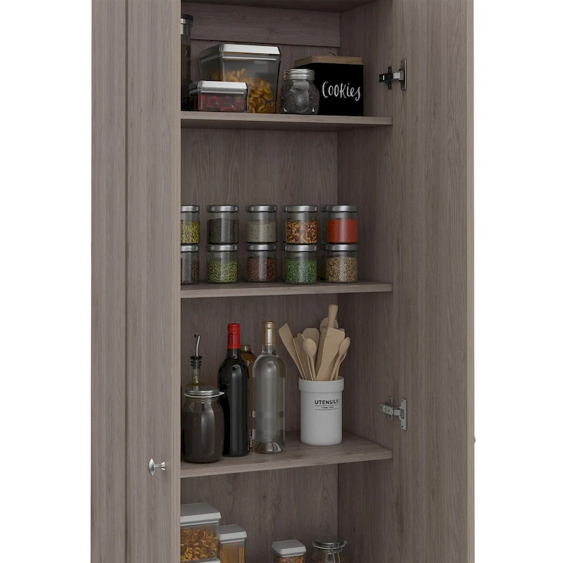 23.6 in. W x 71.1 in. H Freestanding Linen Cabinet with 5 Shelves