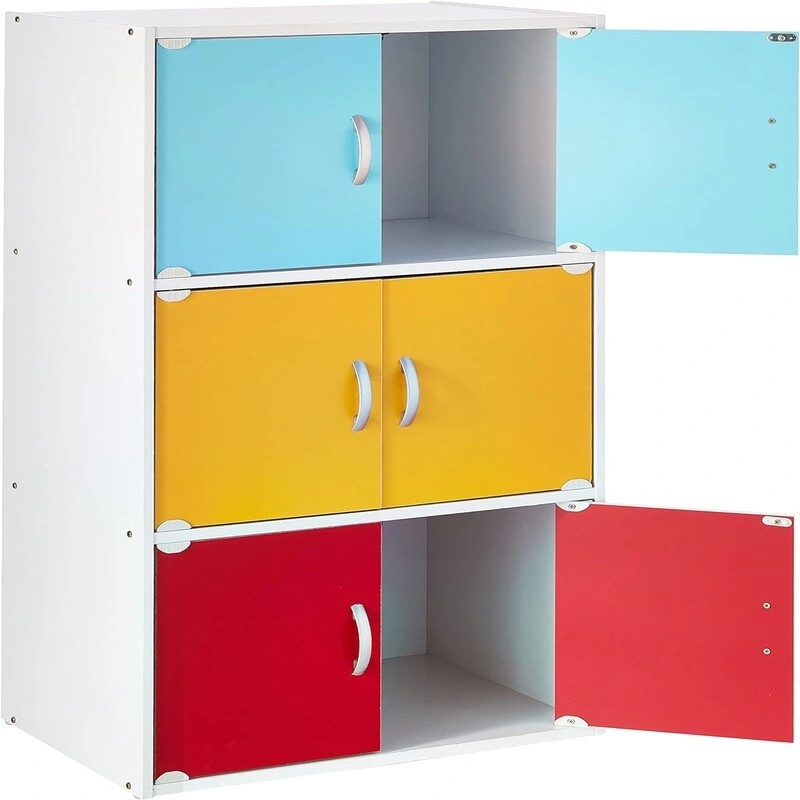 3-Shelf Bookcase Cabinet