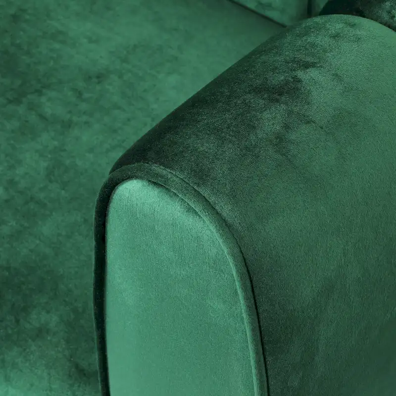 Bobran Modern Velvet 3-seat Sofa by Christopher Knight Home - 30.00 D x 83.25 W x 30.25 H