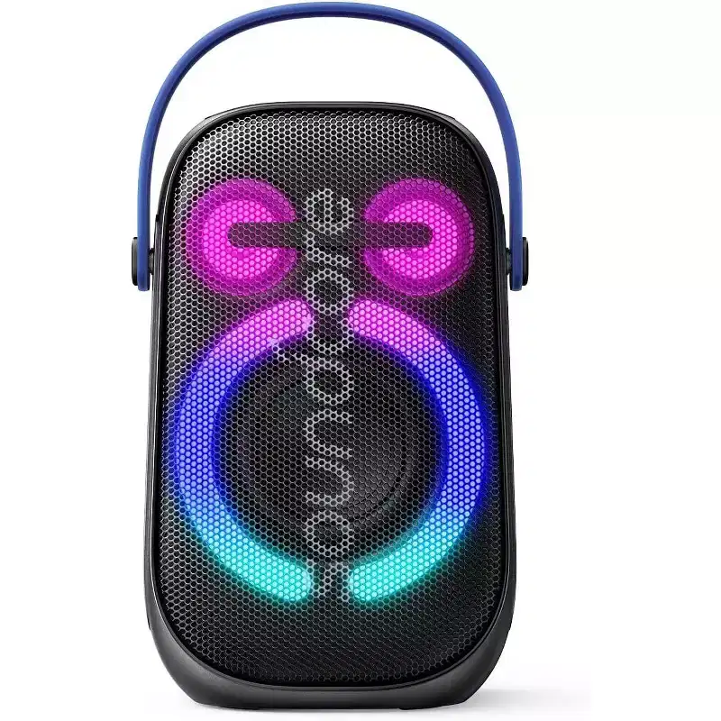 Refurbished: Anker Soundcore Rave Neo 2 Portable Bluetooth Speaker - Black (A33A1Z11) - Manufacturer Refurbished