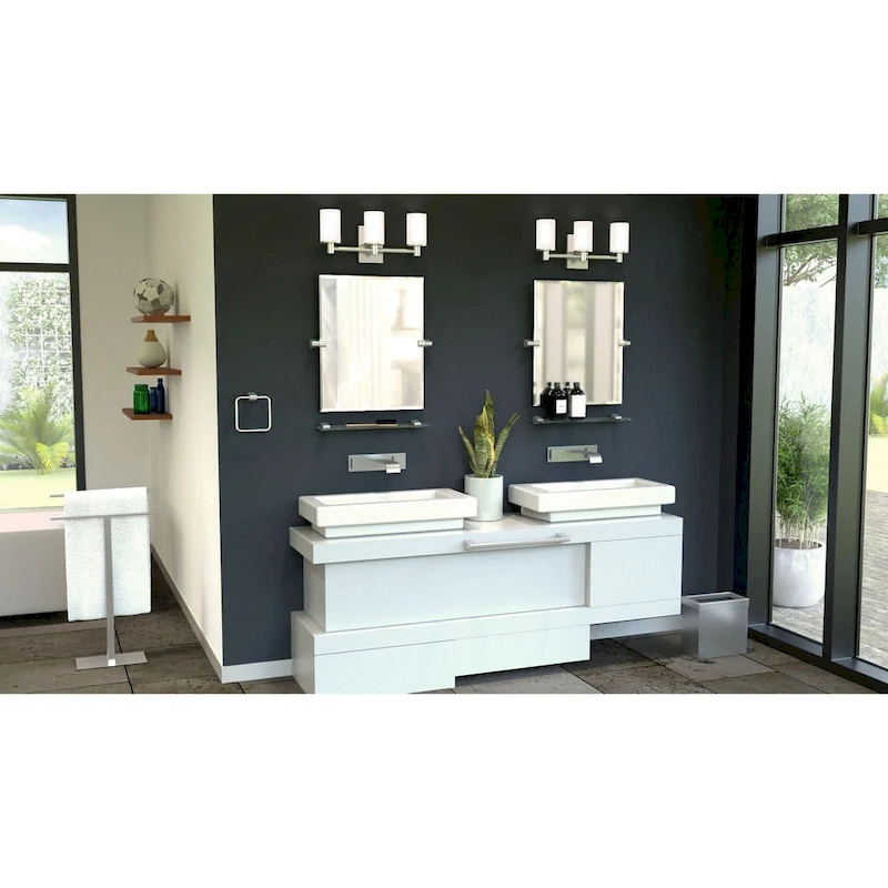 Gatco 5656 A-Line 20  Glass Bathroom Shelf