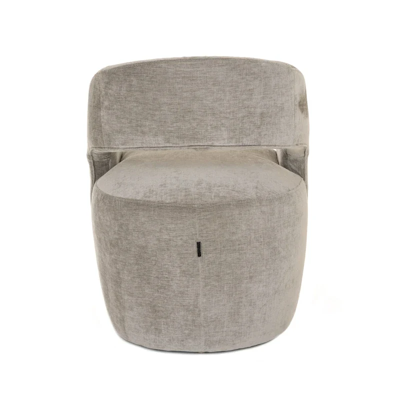 Angie Modern Grey Fabric Dining Chair