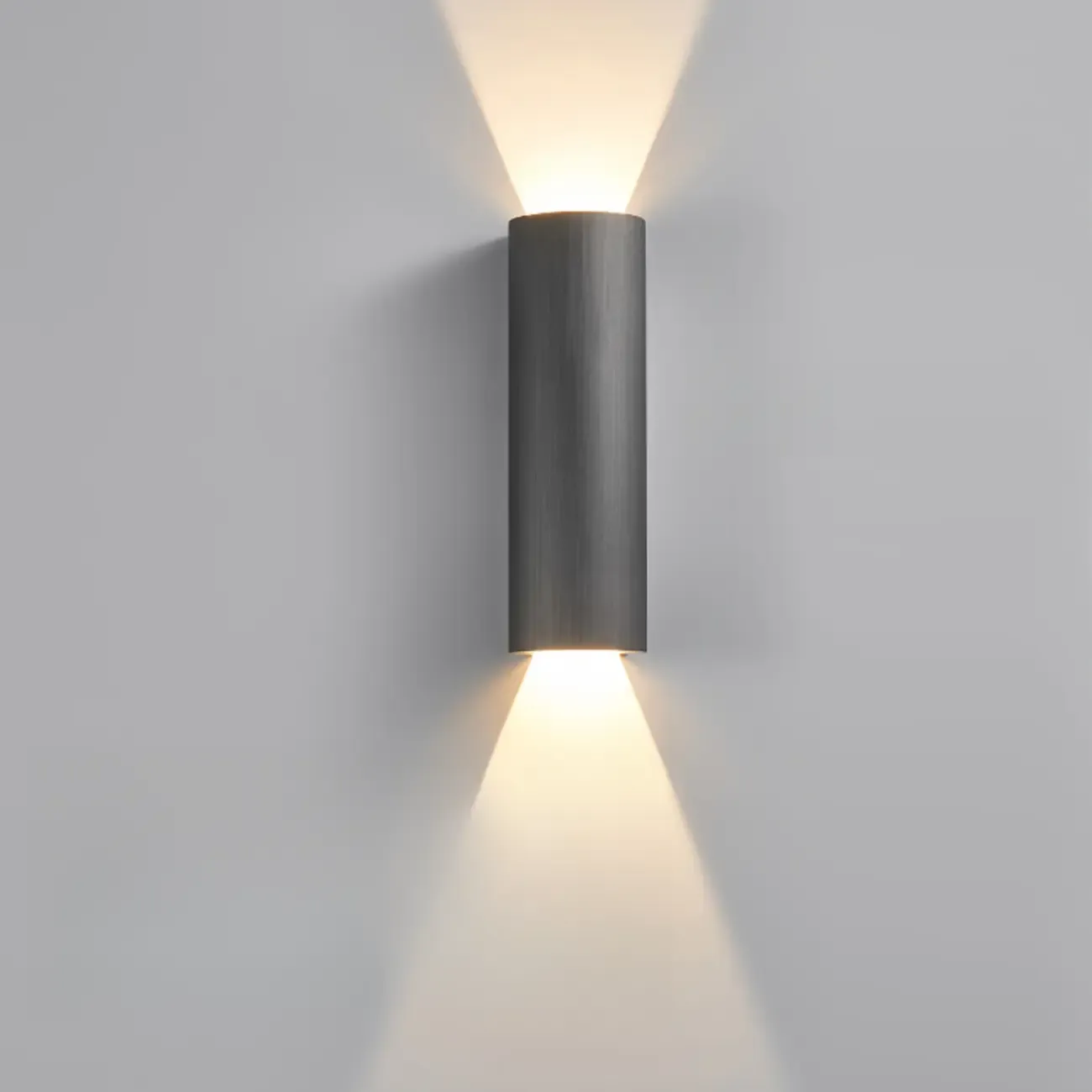 Mini Metal Cylinder Up Down Wall Sconce Warm Light LED