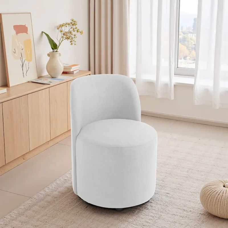 Upholstered Barrel Dining Chair