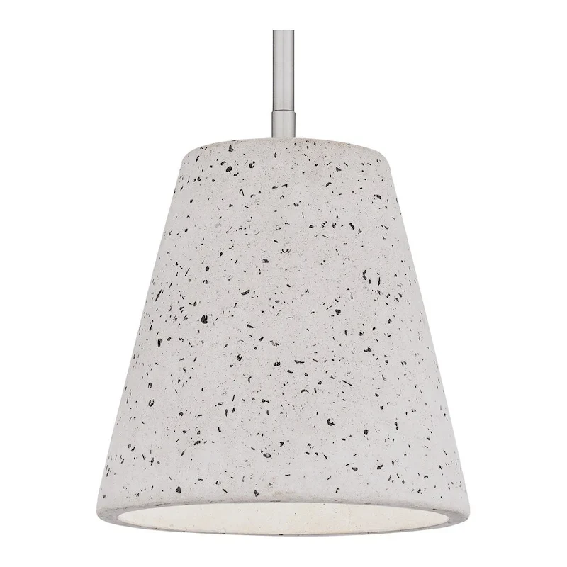 Hazel 1-Light Brushed Nickel Mini Pendant