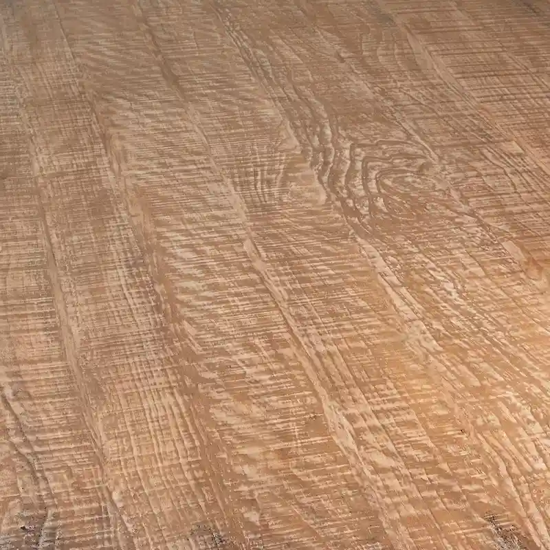 Nico 59-inch Round Reclaimed Pine Antique Natural Carved Pedestal Dining Table