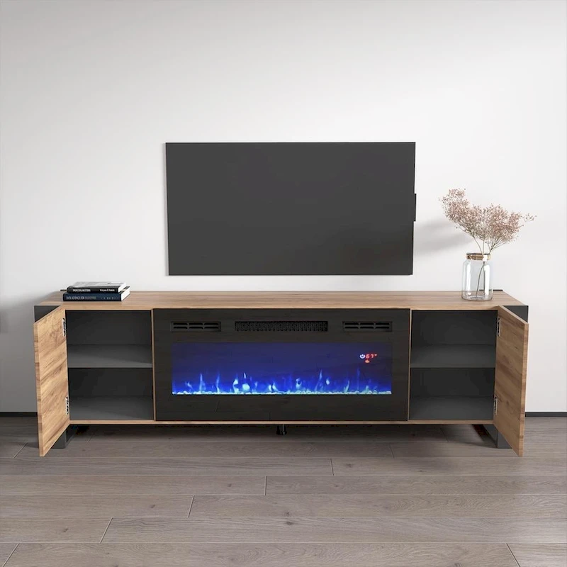 Woody BL-EF Electric Fireplace 77