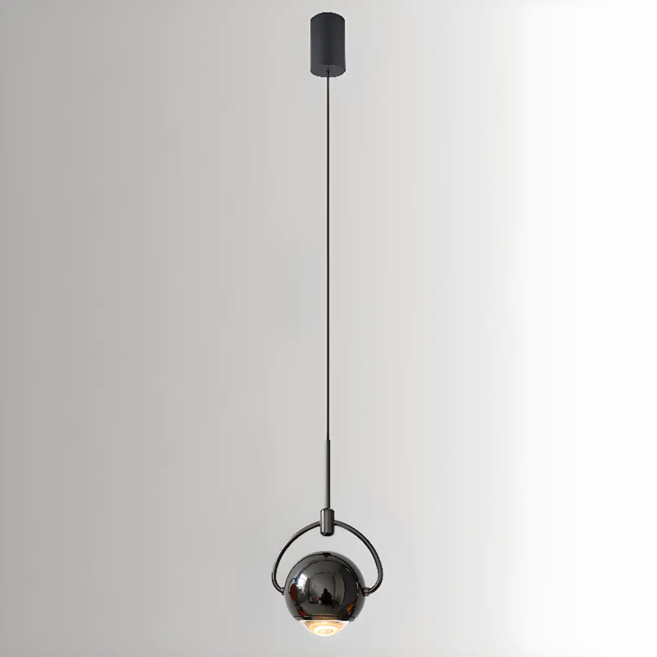 Modern Globe Metal Dimming Bedroom LED Pendant Light