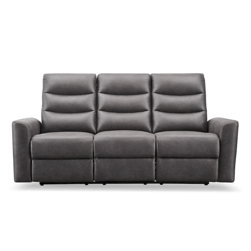 Abbyson Ford Fabric Manual Reclining Sofa
