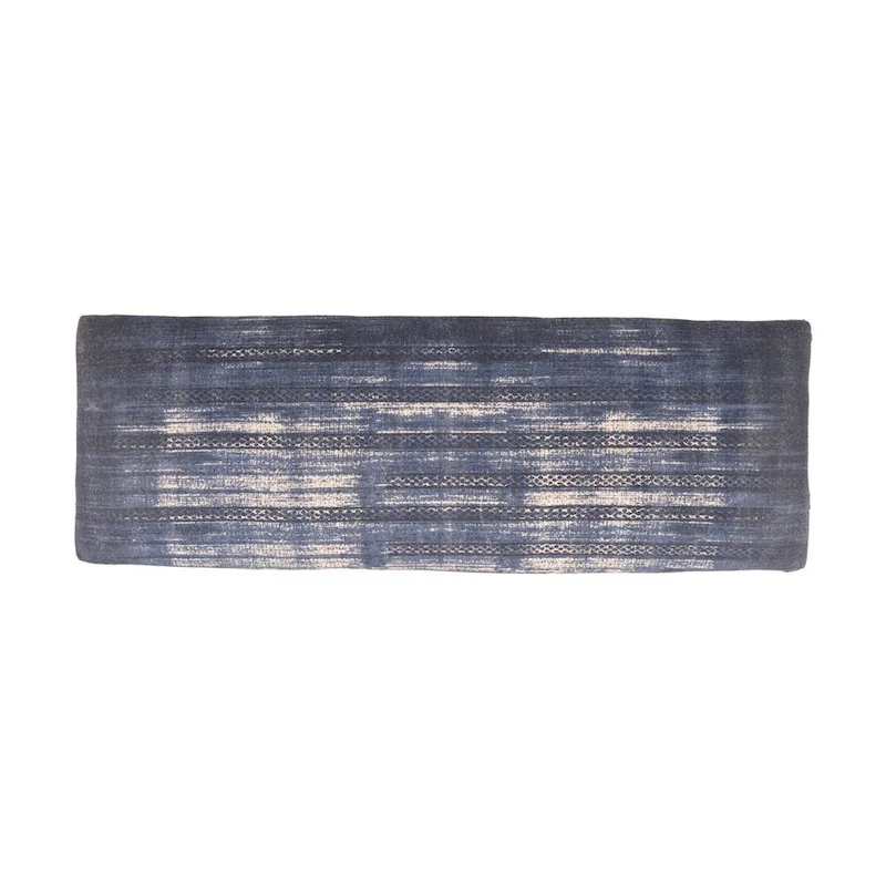 47 Antique Blue Distressed Rectangular Bench