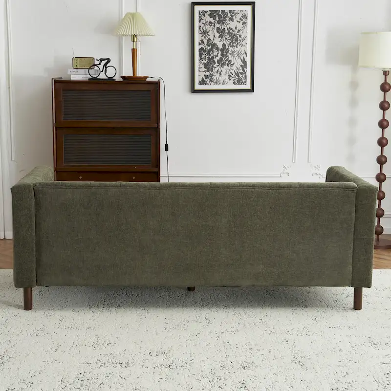 Modern Upholstered Tufted Sofa Couch
