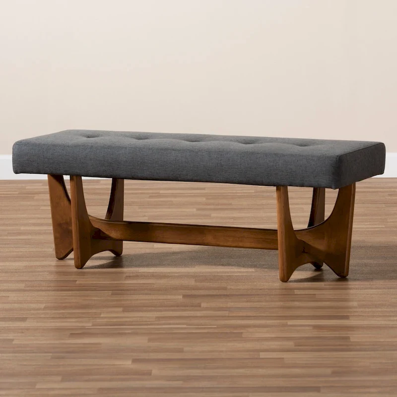 Carson Carrington Ullarp Mid-century Modern Upholstered Bench