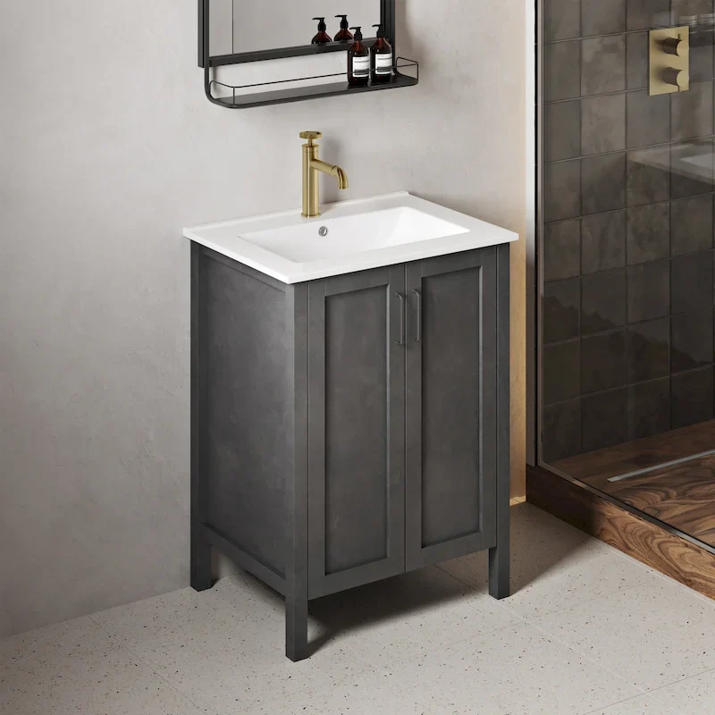 Avallon 24  Bathroom Vanity in Matte Black