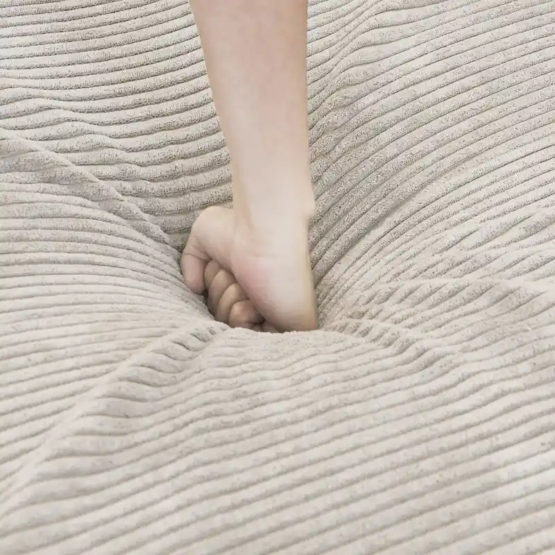 U-Shaped Luxurious Modular Sectional Couch with Chaise Ottoman