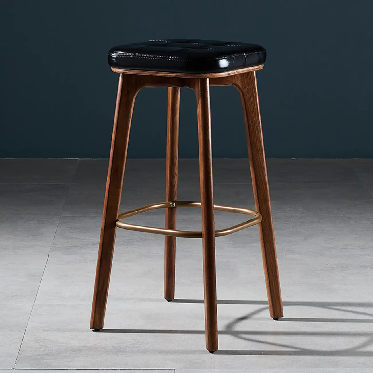30 Inch Modern Leather Backless Bar Stools