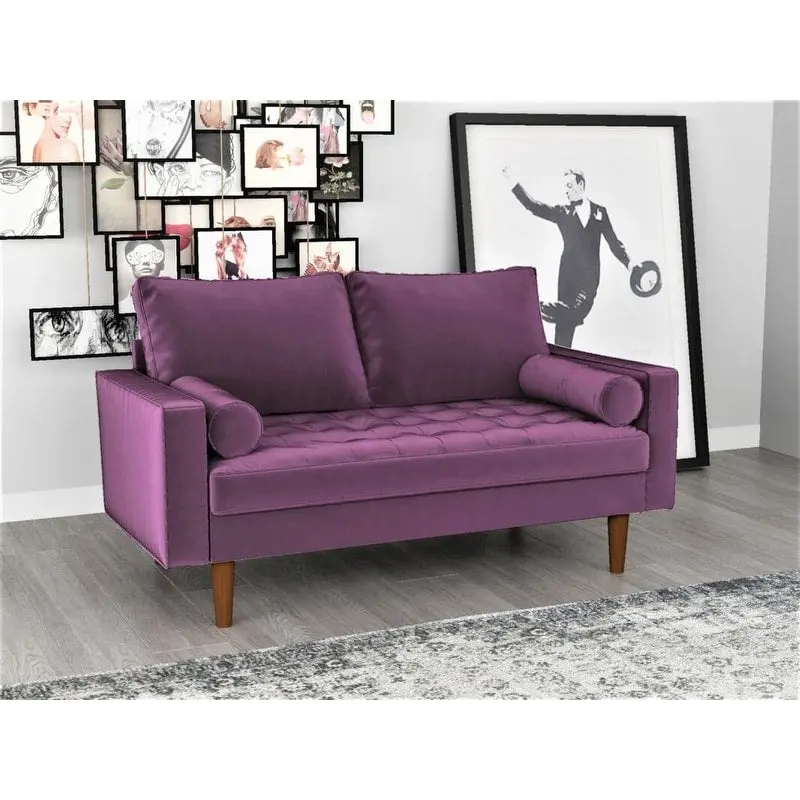 US Pride Mac Velvet Loveseat
