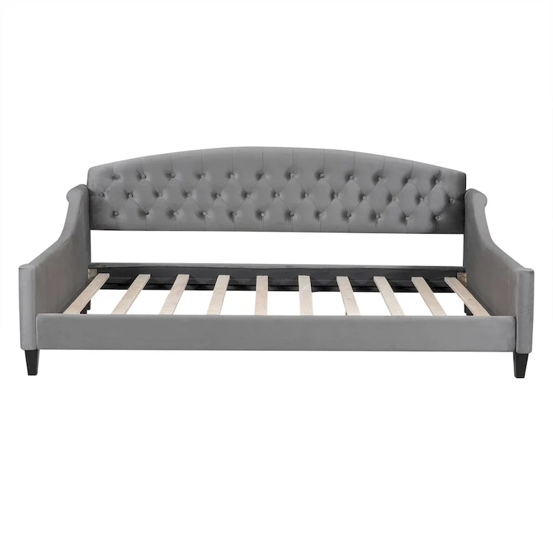 Modern Luxury Tufted Button Daybed, Full