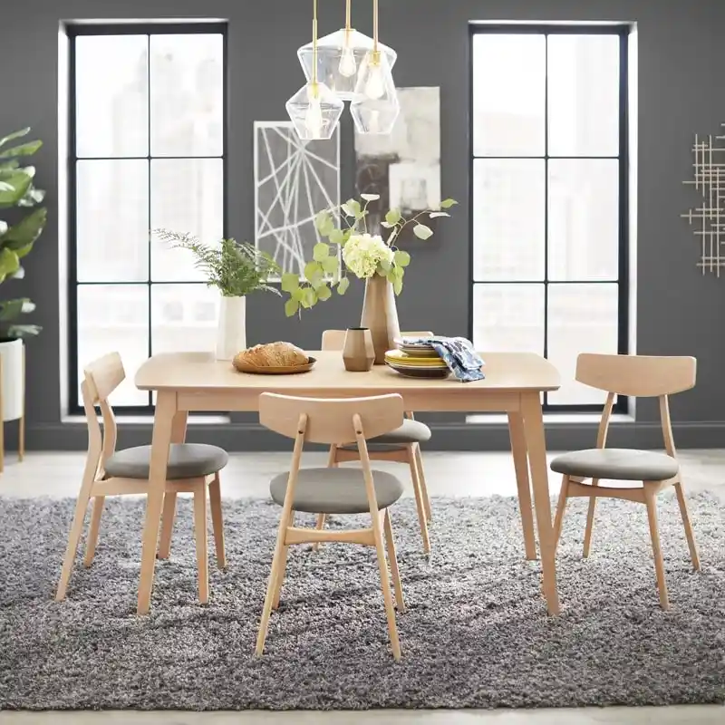 Simple Living Solid Beechwood Cadiz 5-piece Dining Set