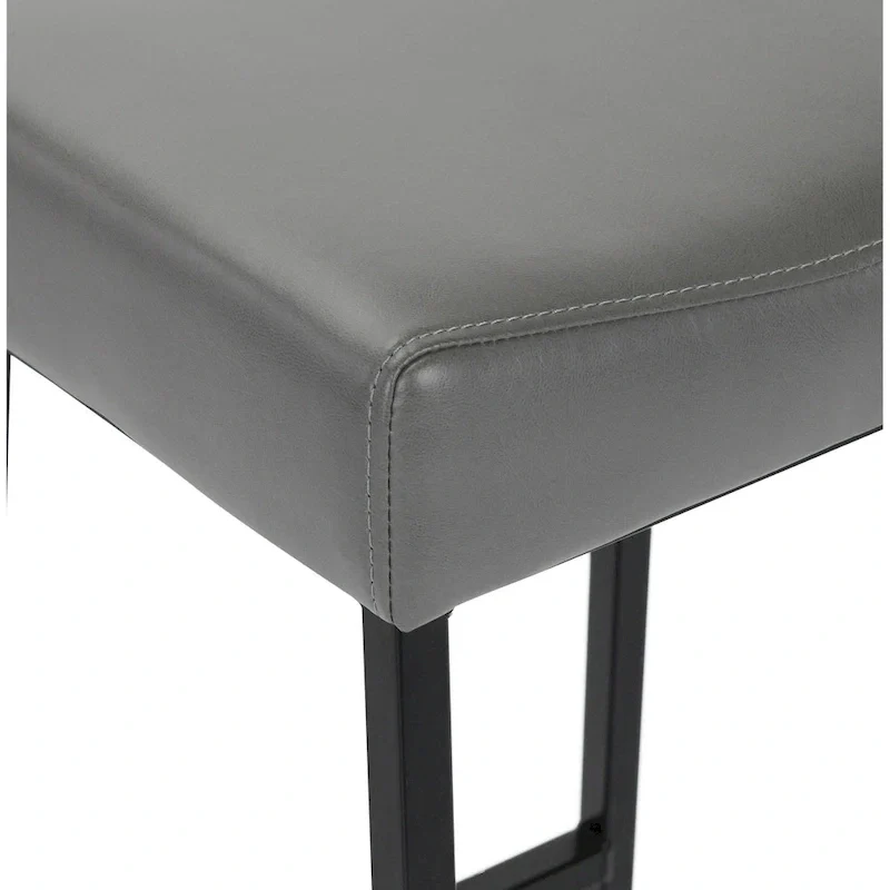 Amber 26 Counter Stool Smokey Grey (Set of 2) - Seat Height 26