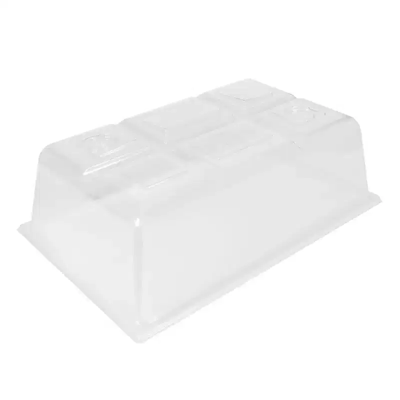 SUNPACK Sundome Plastic Multi-Vented Humidity Dome, Clear, 7in