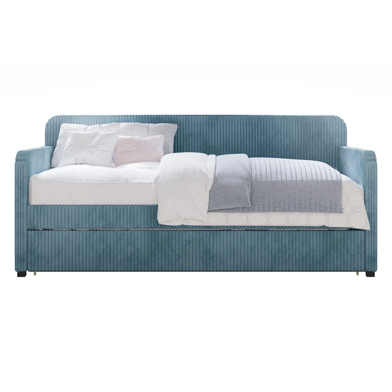 Melissa Twin Upholstered Daybed with Trundle