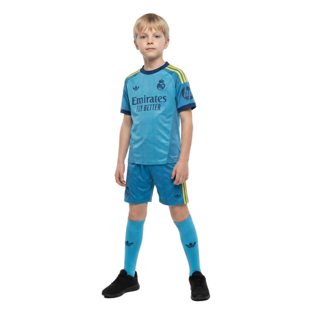 Kid's Real Madrid Away Goalkeeper Kit 2026/27