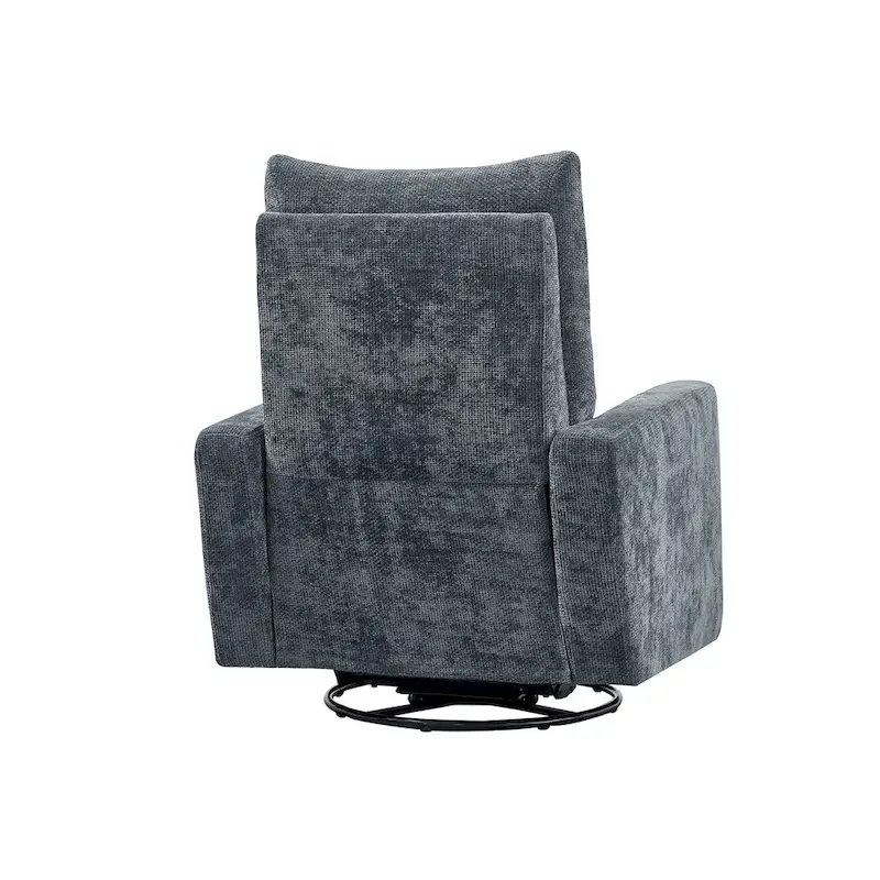 Olmas 33.5 W Power Swivel Glider Recliner with USB Charger